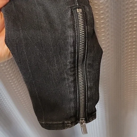 Athleta Sculptek Skinny Zipper Ankle Jeans Size 4 - Picture 3 of 6